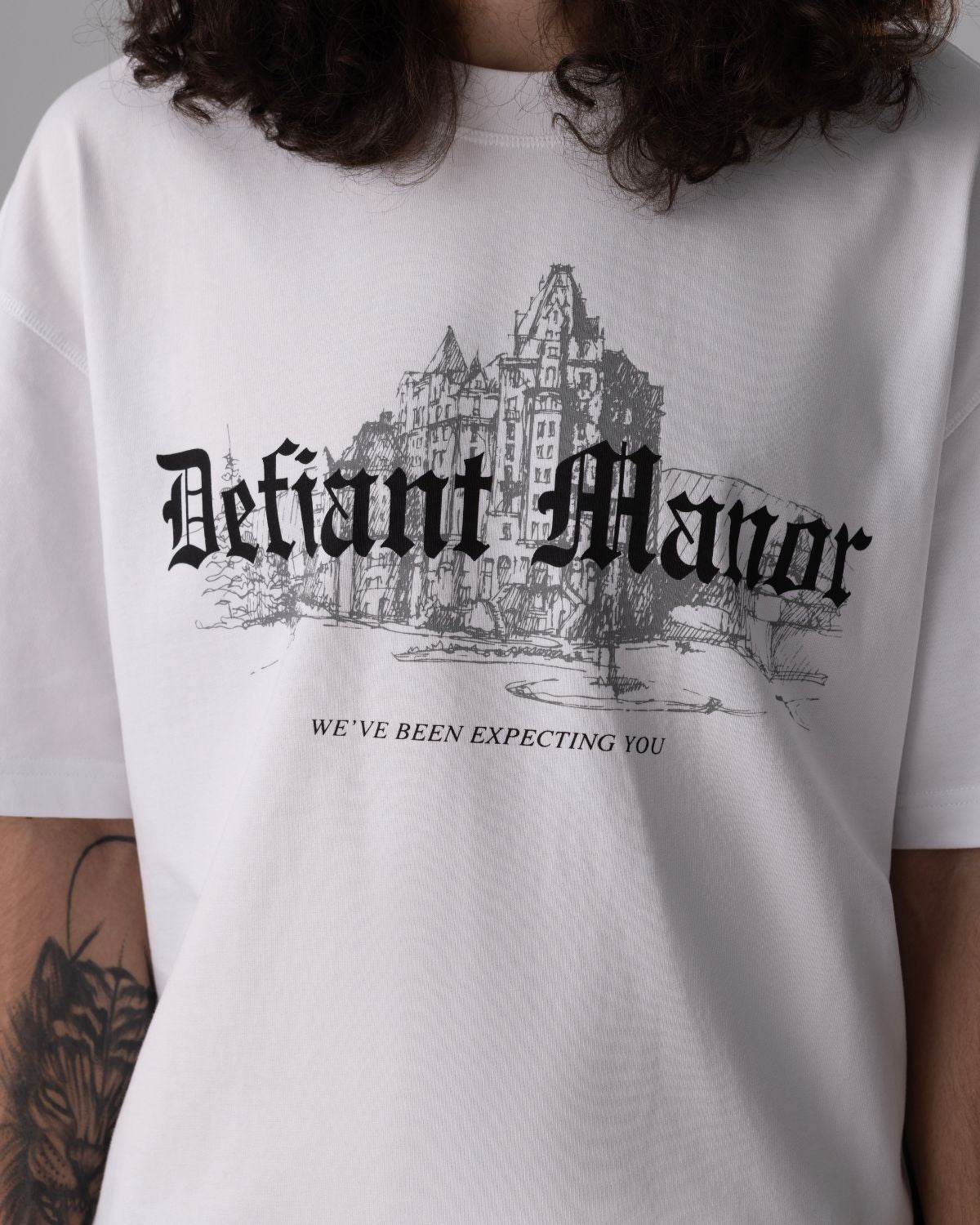 Defiant Manor Tee - White